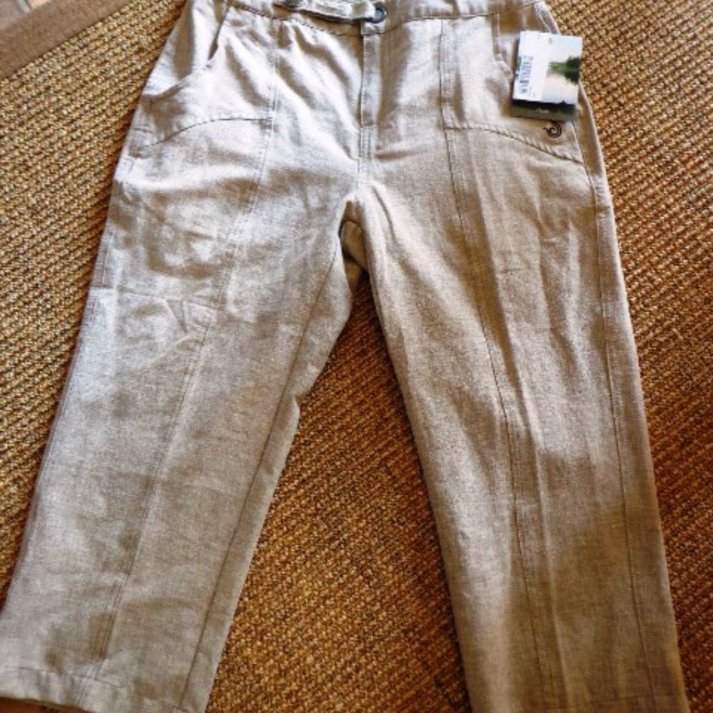 Nwt Isis Do-Be Capri Shiitake 4 Adjustable Waist - image 1